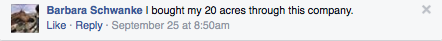 I bought my 20 acres though this company.